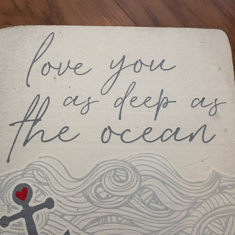 Rustic Marlin Ocean Decor Block - Picture 3 of 6